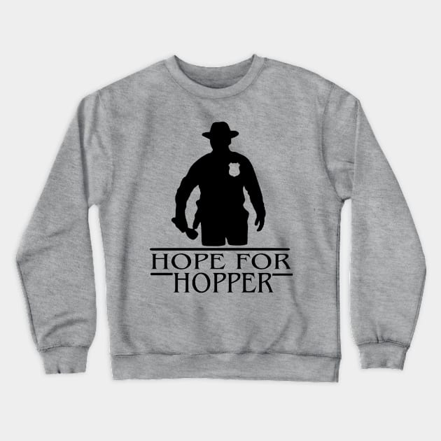 Chief Hopper Stranger Things Crewneck Sweatshirt by CreatingChaos